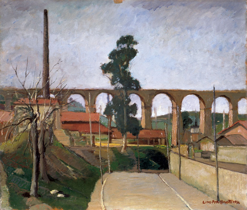 "Viadotto" - 1935, esposto alla Quadriennale del 1935
